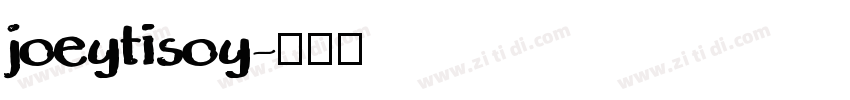 joeytisoy字体转换