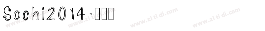 Sochi2014字体转换