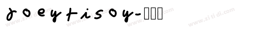joeytisoy字体转换