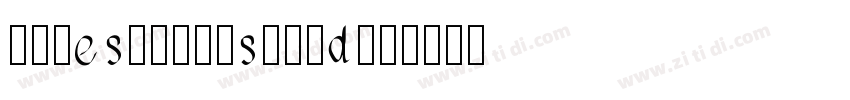 HonestJohnsShadow字体转换