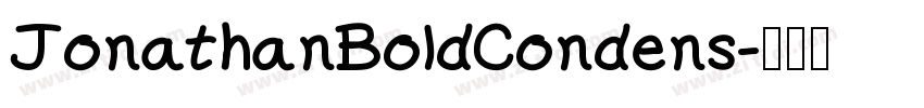 JonathanBoldCondens字体转换