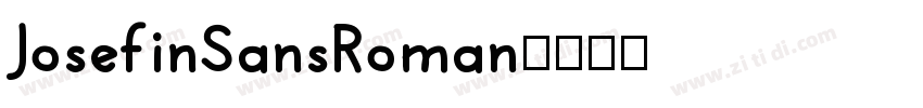 JosefinSansRoman字体转换