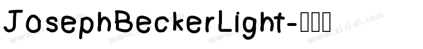 JosephBeckerLight字体转换