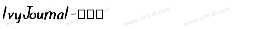 lvyJournal字体转换