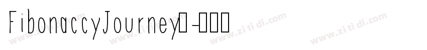 FibonaccyJourney◆字体转换