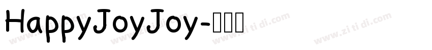 HappyJoyJoy字体转换