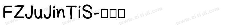 FZJuJinTiS字体转换
