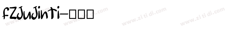 FZJuJinTi字体转换