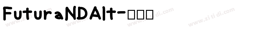 FuturaNDAlt字体转换