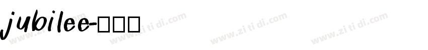 jubilee字体转换