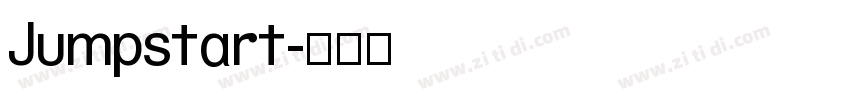 Jumpstart字体转换