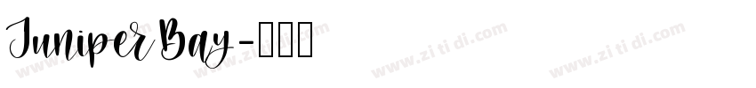 JuniperBay字体转换