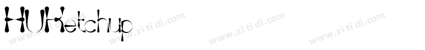 HUKetchup字体转换