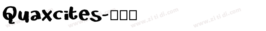 Quaxcites字体转换