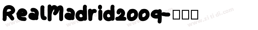 RealMadrid2009字体转换