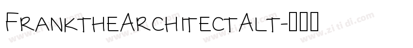FranktheArchitectAlt字体转换