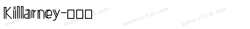Killarney字体转换