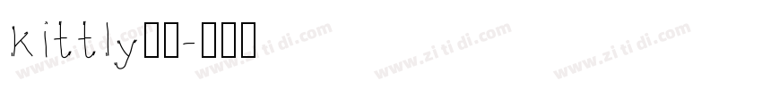 kittly原始字体转换
