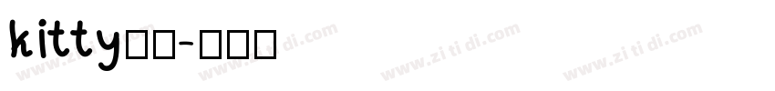 kitty原始字体转换