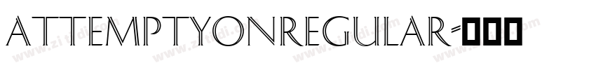 attemptyonregular字体转换