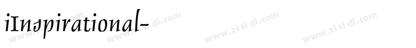 iInspirational字体转换