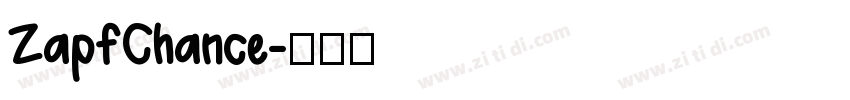 ZapfChance字体转换