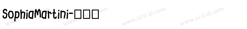 SophiaMartini字体转换