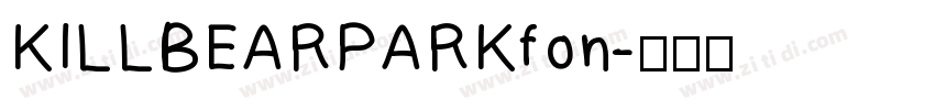 KILLBEARPARKfon字体转换