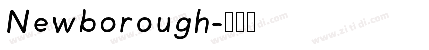 Newborough字体转换