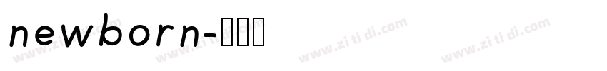 newborn字体转换