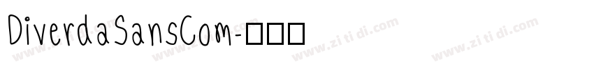 DiverdaSansCom字体转换