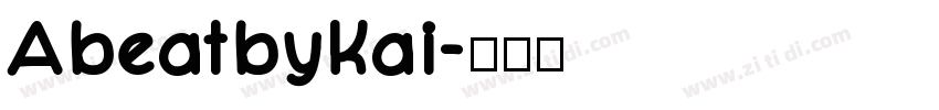 AbeatbyKai字体转换