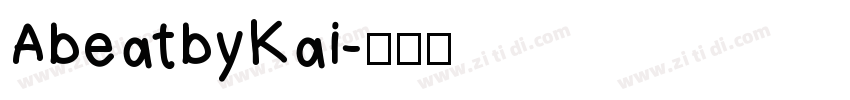AbeatbyKai字体转换