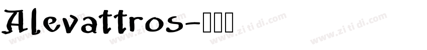 Alevattros字体转换