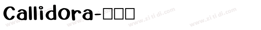 Callidora字体转换