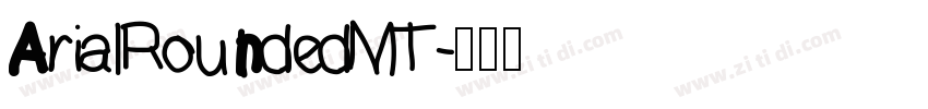 ArialRoundedMT字体转换