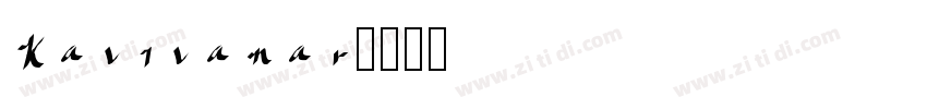 Kavivanar字体转换