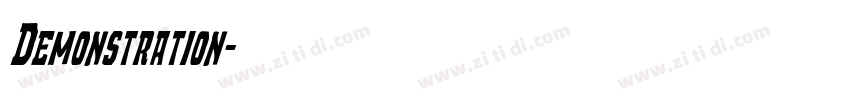 Demonstration字体转换
