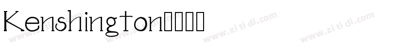 Kenshington字体转换