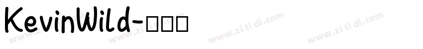 KevinWild字体转换
