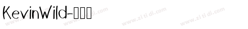 KevinWild字体转换