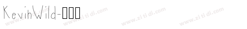 KevinWild字体转换