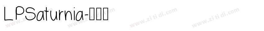 LPSaturnia字体转换