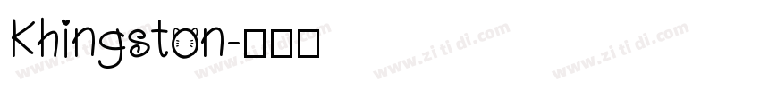 Khingston字体转换