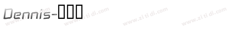 Dennis字体转换