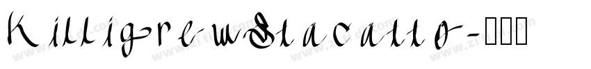 KilligrewStacatto字体转换