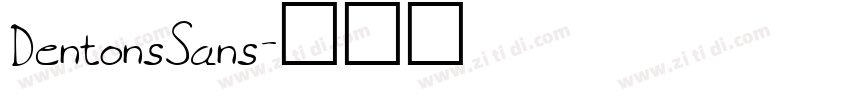 DentonsSans字体转换 DentonsSans字体转换