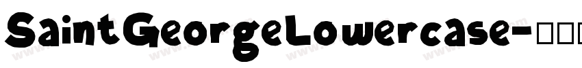 SaintGeorgeLowercase字体转换