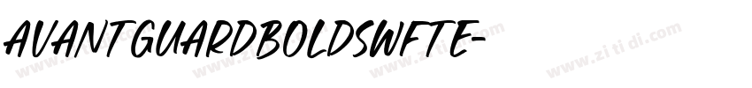 AvantGuardBoldSWFTE字体转换