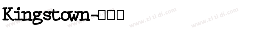 Kingstown字体转换